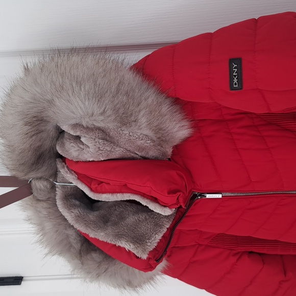 DKNY Red Puffer - Picture 2 of 5